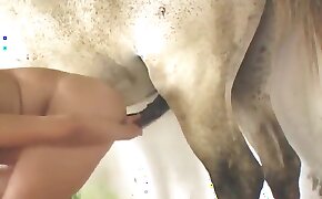 depraved, woman fucking with animal