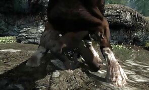 3d animal porn, monster animals