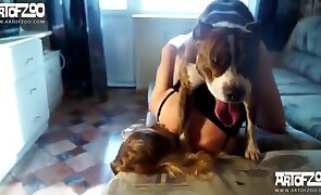 blonde, girl fucks animal