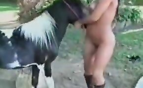 woman and animal, attempts