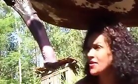 hardcore animal sex, brunette and pet